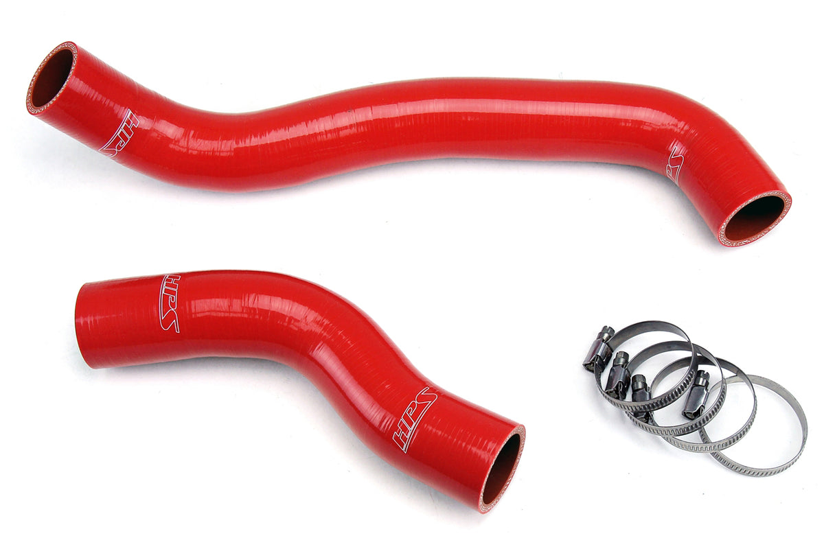 HPS Reinforced Red Silicone Radiator Hose Kit Coolant Mazda 86-88 RX7 1.3L NA Turbo 57-1313-RED
