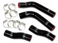 HPS Black Reinforced Silicone Coolant Hose Kit (4pc set) front radiator Toyota 90-99 MR2 3SGTE Turbo 57-1315-BLK