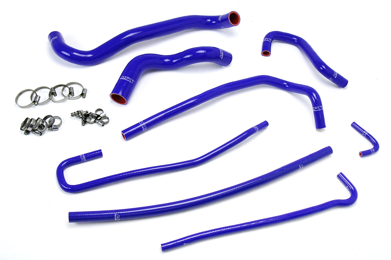 HPS Blue Silicone Radiator and Heater Coolant Hose Kit 1997-2004 Chevy Corvette C5 5.7L LS1 LS6 V8, Z06 57-1316-BLUE