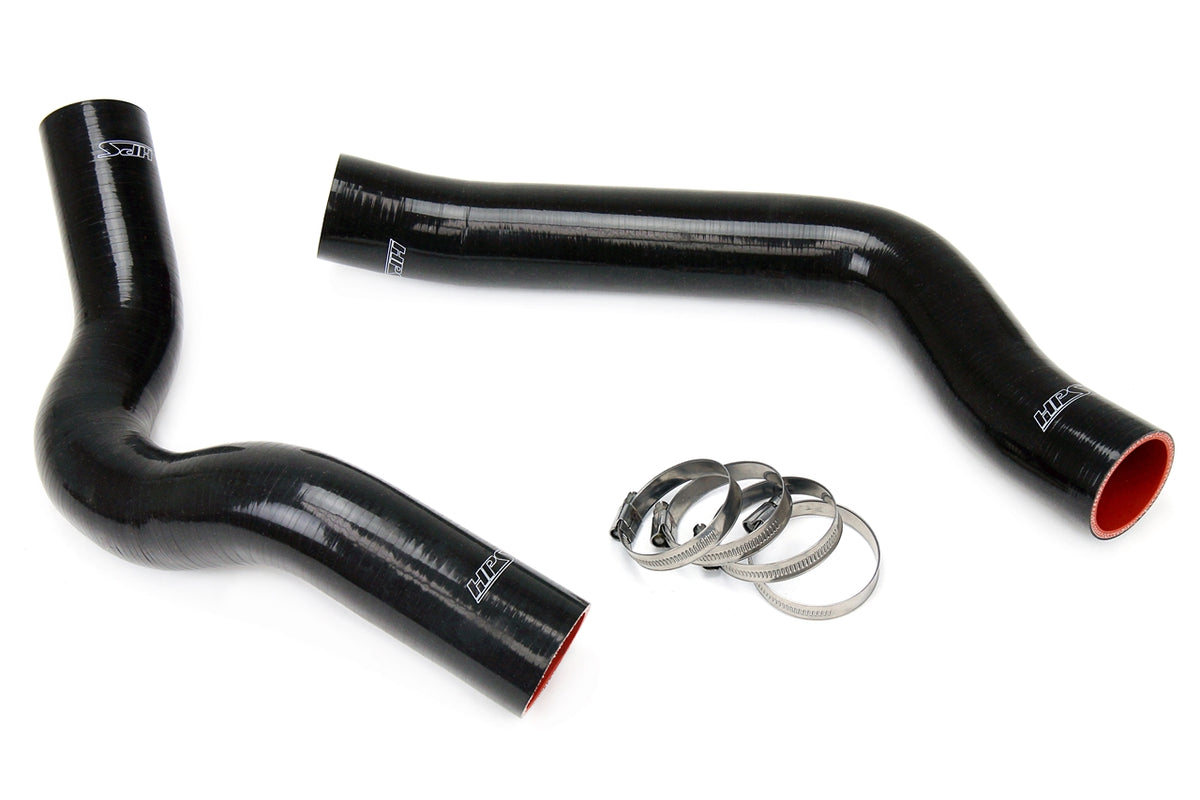 HPS Reinforced Black Silicone Radiator Hose Kit Coolant Dodge 03-06 Viper SRT-10 8.3L V10 57-1317-BLK