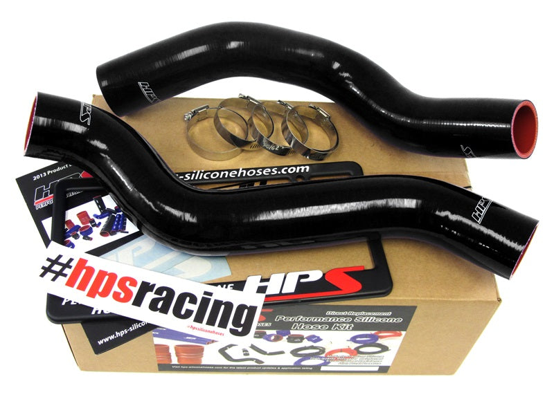 HPS Reinforced Black Silicone Radiator Hose Kit Coolant Dodge 07-10 Viper SRT-10 8.4L V10 57-1318-BLK