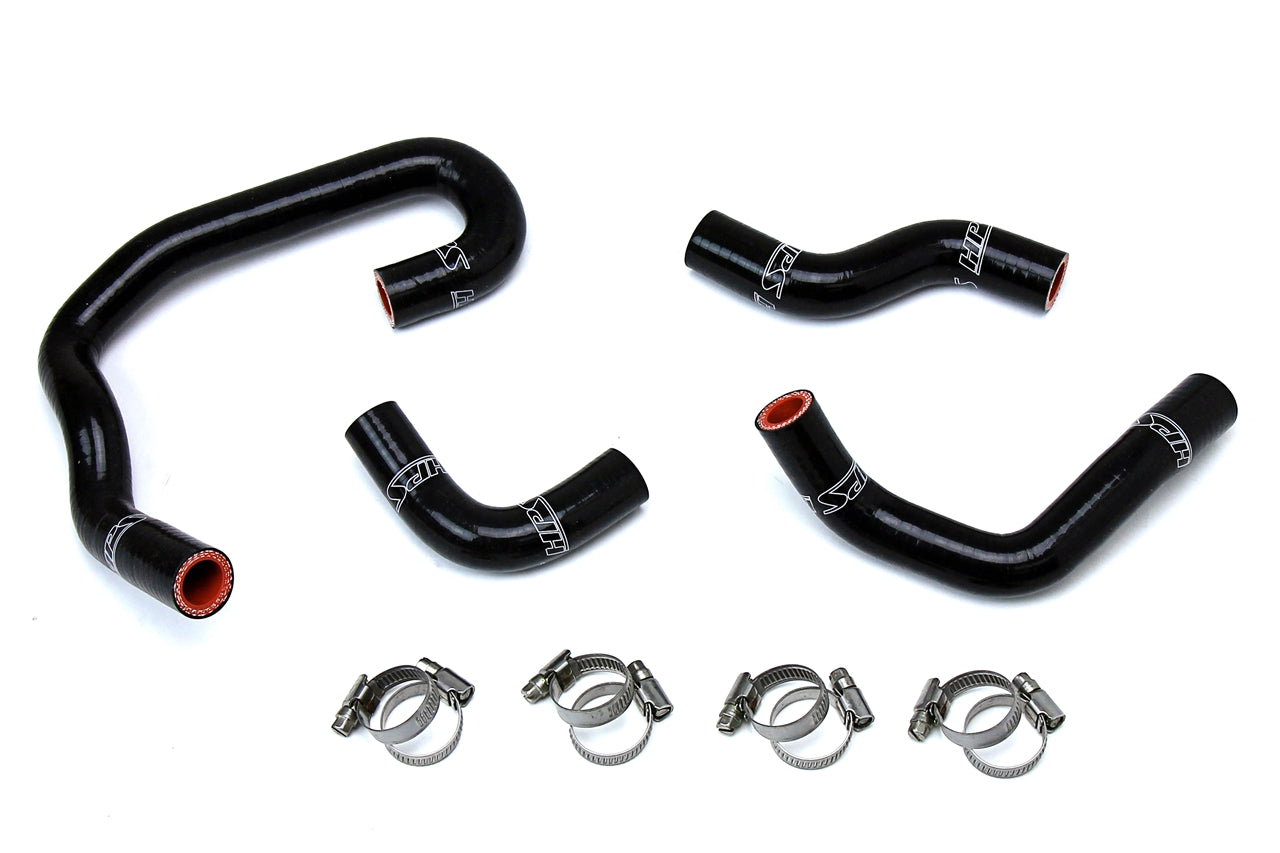 HPS Reinforced Black Silicone Heater Hose Kit Coolant Toyota 93-95 Pickup 3.0L V6 57-1323H-BLK