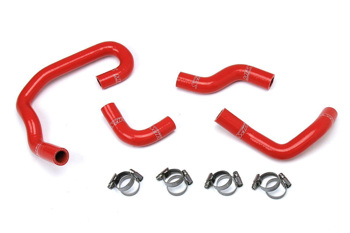 HPS Reinforced Red Silicone Heater Hose Kit Coolant Toyota 93-95 Pickup 3.0L V6 57-1323H-RED