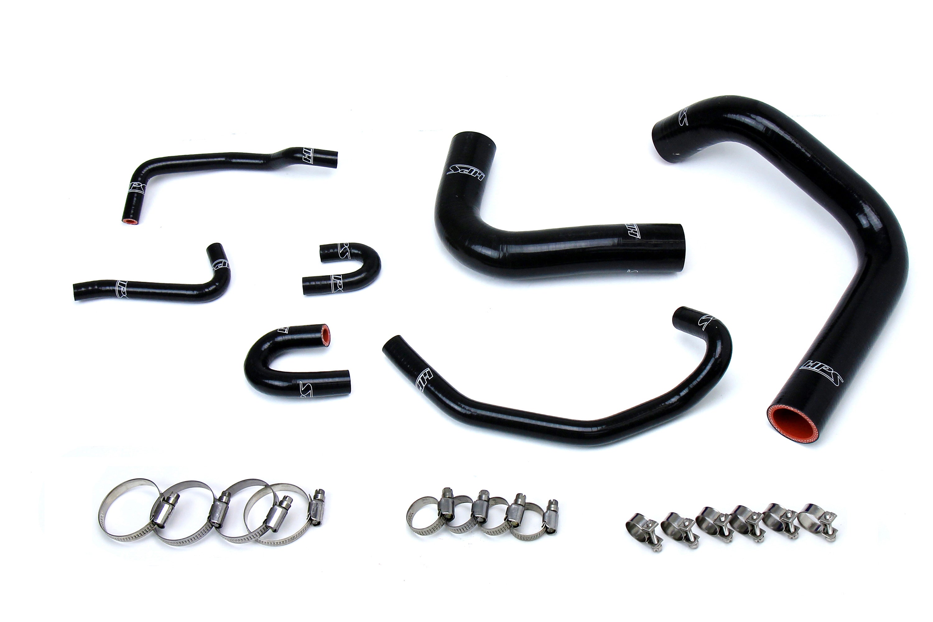 HPS Reinforced Black Silicone Radiator Hose Kit Coolant Toyota 89-95 Pickup 3.0L V6 57-1323R-BLK