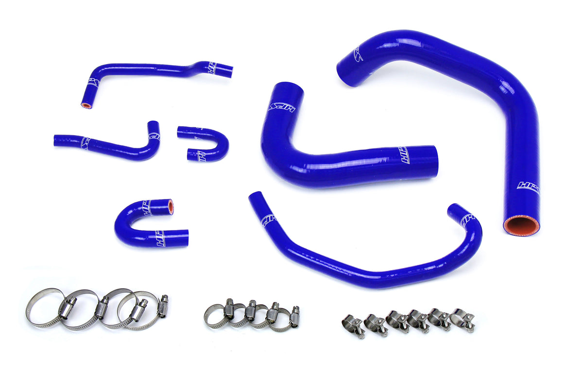 HPS Reinforced Blue Silicone Radiator Hose Kit Coolant Toyota 89-95 Pickup 3.0L V6 57-1323R-BLUE