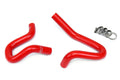 HPS Reinforced Red Silicone Heater Hose Kit Coolant Hyundai 10-14 Genesis Coupe 2.0T Turbo 4Cyl 57-1324H-RED