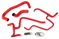 HPS Red Reinforced Silicone Radiator Hose Kit Dodge 2010 Charger SRT8 6.1L V8 57-1327-RED