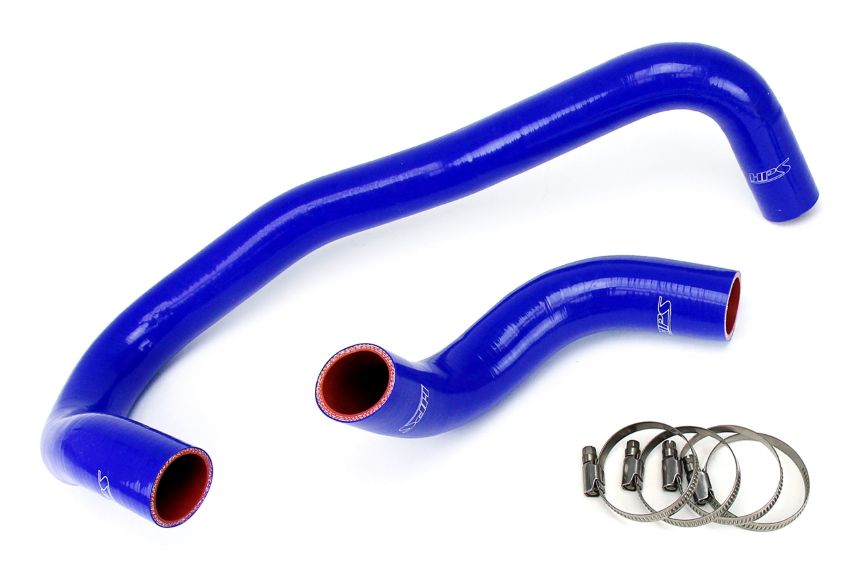 HPS Blue Silicone Radiator Lower Upper Coolant Hose Kit Chrysler 2005-2010 300C SRT8 6.1L V8 57-1327R-BLUE