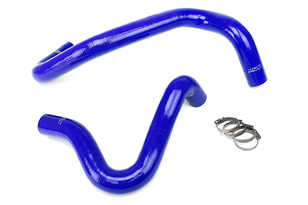 HPS Blue Reinforced Silicone Radiator Hose Kit Coolant Ford 01-03 F450 Superduty 7.3L Diesel Single or Dual Alternator 57-1329-BLUE