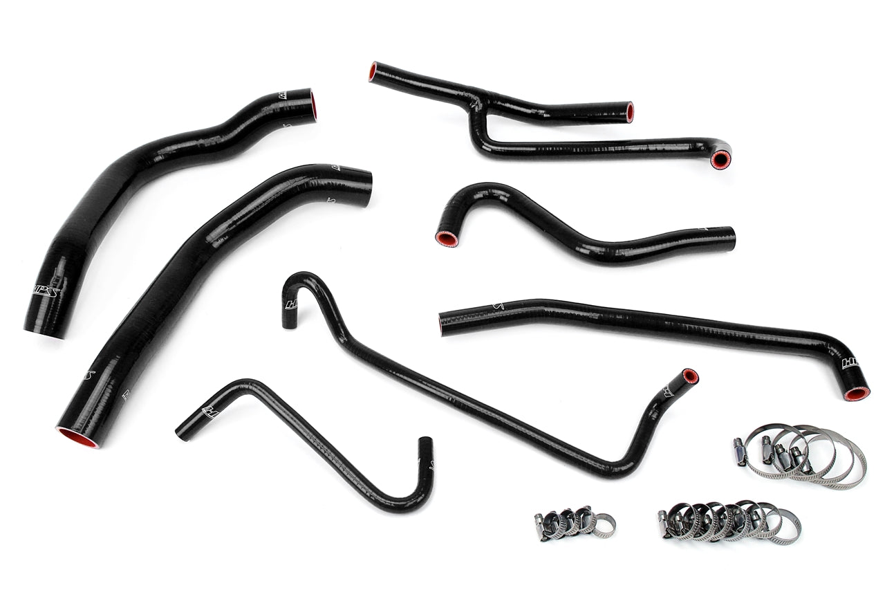 HPS Black Silicone Radiator + Heater Hose Kit 2011-2014 Ford Mustang 3.7L V6 57-1330-BLK