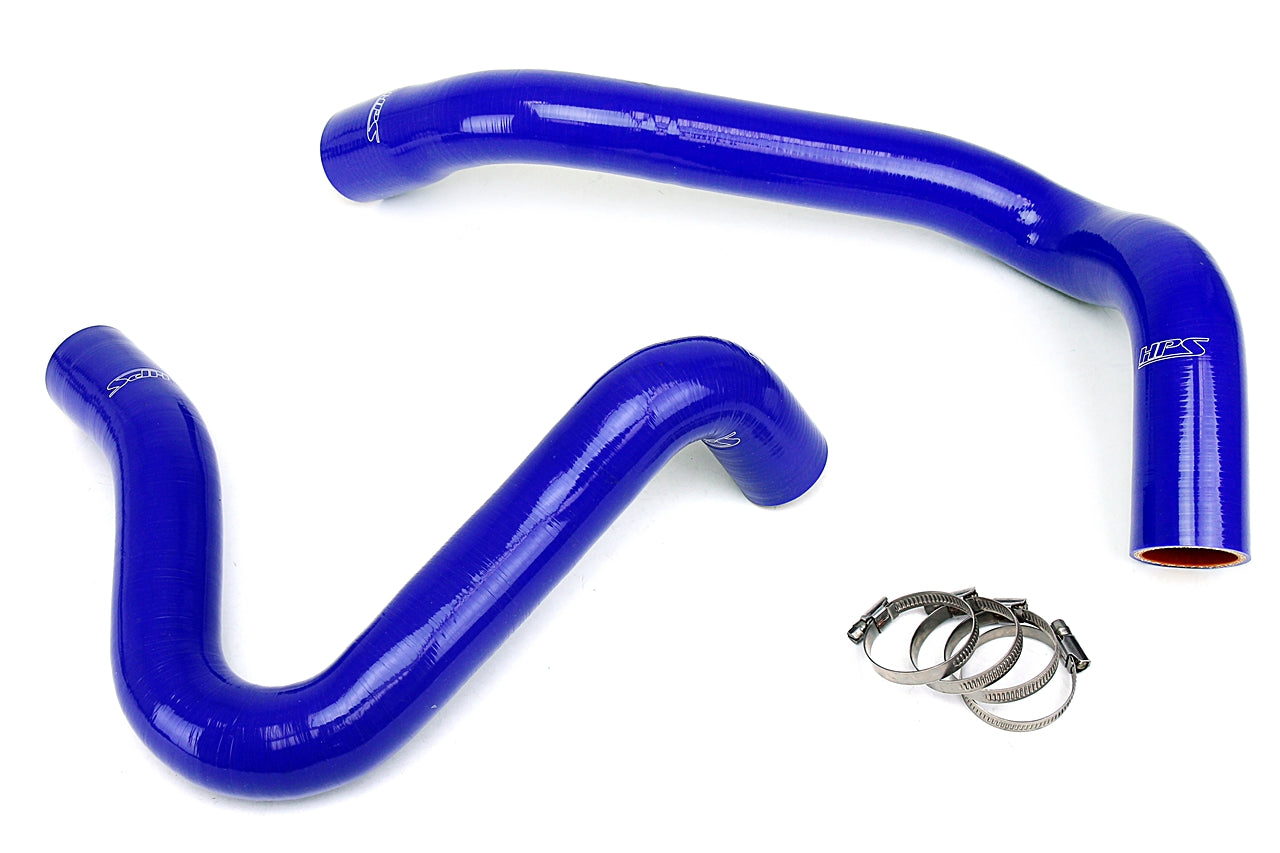 HPS Blue Reinforced Silicone Radiator Hose Kit Coolant Ford 99-01 F450 Superduty 7.3L Diesel Dual Alternator 57-1331-BLUE