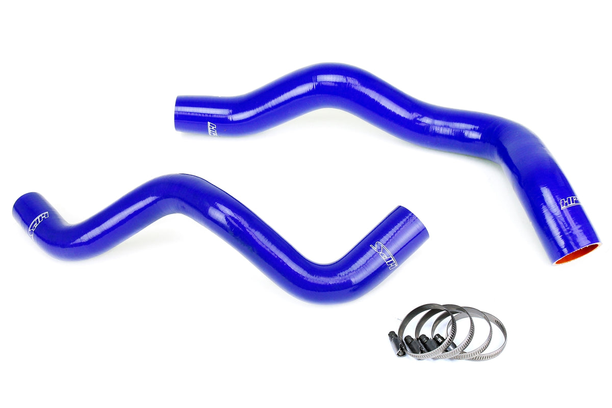 HPS Blue Reinforced Silicone Radiator Hose Kit Ford 94-95 Mustang Base V6 3.8L 57-1332-BLUE