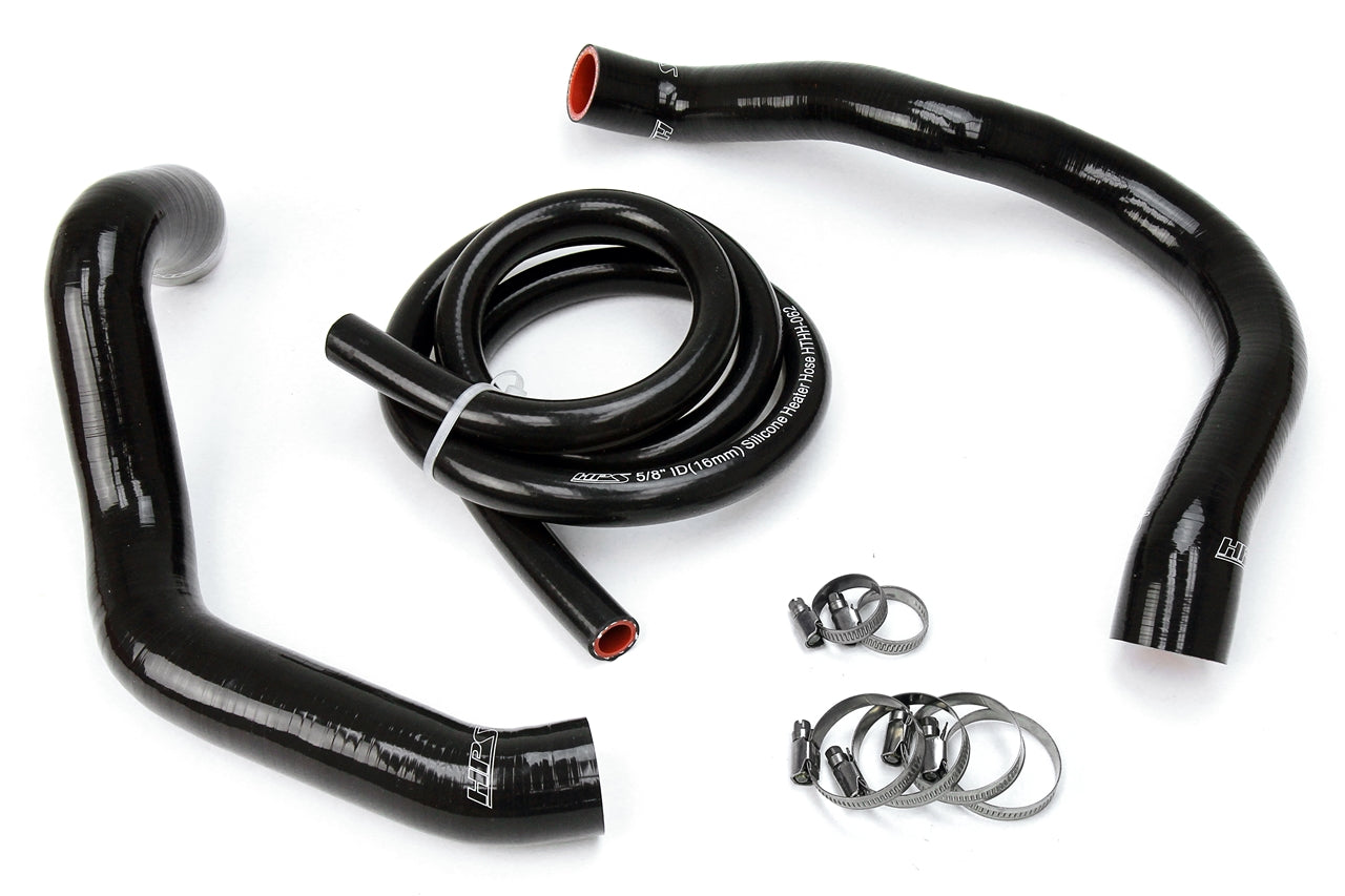 HPS Black Silicone Radiator + Heater Hose Kit 1991-2001 Jeep Cherokee XJ 4.0L 57-1338-BLK