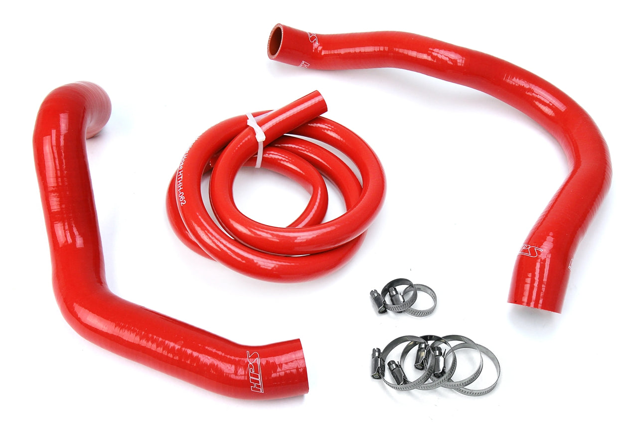 HPS Red Silicone Radiator + Heater Hose Kit 1991-2001 Jeep Cherokee XJ 4.0L 57-1338-RED