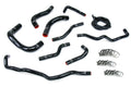HPS Reinforced Black Silicone Radiator + Heater Hose Kit Coolant Scion 08-14 iQ 1.3L 57-1341-BLK