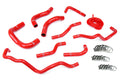 HPS Reinforced Red Silicone Radiator + Heater Hose Kit Coolant Scion 08-14 iQ 1.3L 57-1341-RED