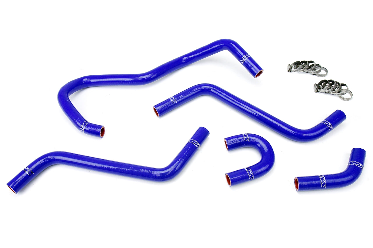 HPS Blue Reinforced Silicone Radiator Hose Kit Yamaha 04-07 YXR450 YXR660 Rhino 57-1345-BLUE