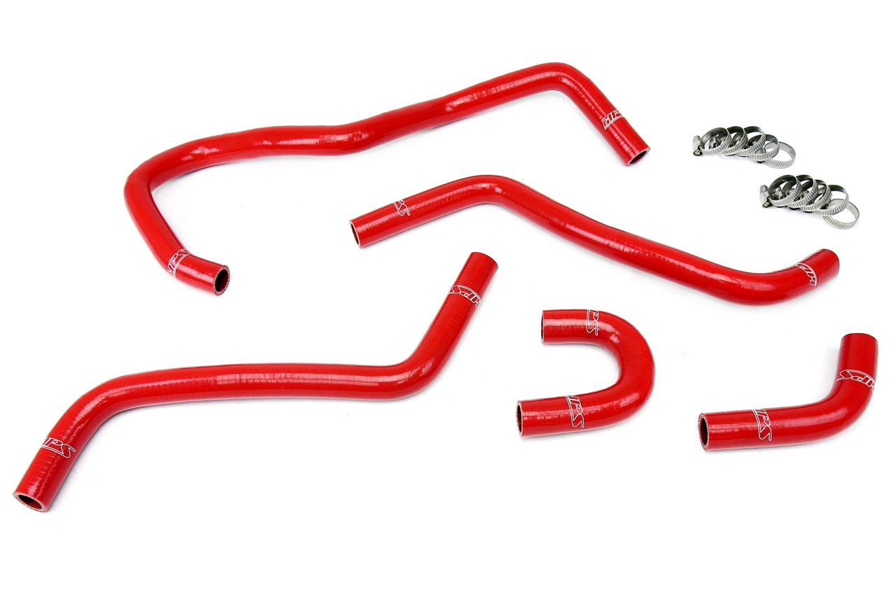 HPS Red Reinforced Silicone Radiator Hose Kit Yamaha 04-07 YXR450 YXR660 Rhino 57-1345-RED