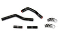 HPS Black Reinforced Silicone Radiator Hose Kit Yamaha 02-18 YZ125 2 Stroke 57-1350-BLK