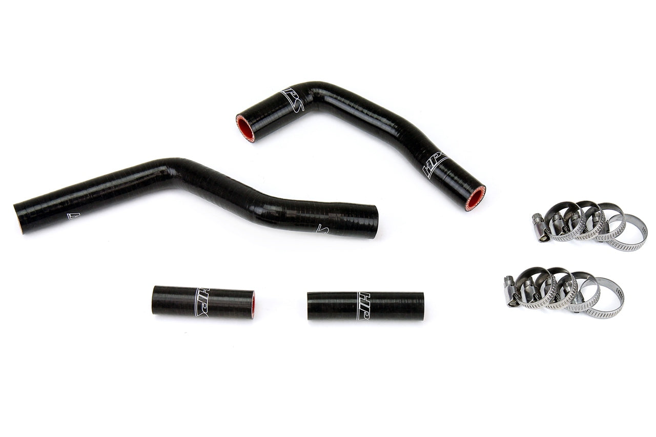 HPS Black Reinforced Silicone Radiator Hose Kit Yamaha 02-18 YZ125 2 Stroke 57-1350-BLK