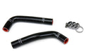 HPS Black Reinforced Silicone Radiator Hose Kit Yamaha 04-08 YFZ450 57-1352-BLK
