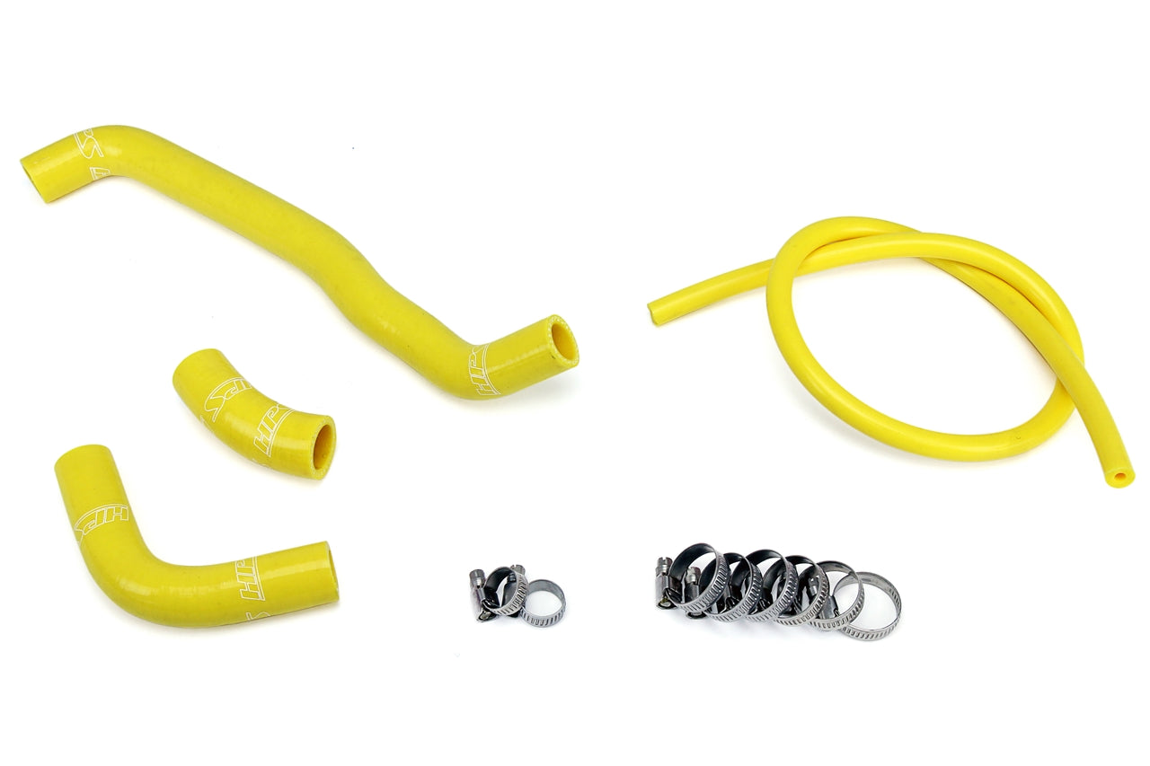 HPS Yellow Reinforced Silicone Radiator Hose Kit Suzuki 00-08 DRZ400S DRZ400SM 57-1359-YLW