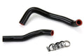 HPS Black Reinforced Silicone Radiator Hose Kit Kawasaki 03-07 KFX400 57-1360-BLK
