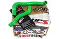 HPS Green Reinforced Silicone Radiator Hose Kit Kawasaki 03-07 KFX400 57-1360-GRN