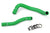 HPS Green Silicone Radiator Coolant Hose Kit Suzuki 03-08 LTZ400 57-1360-GRN