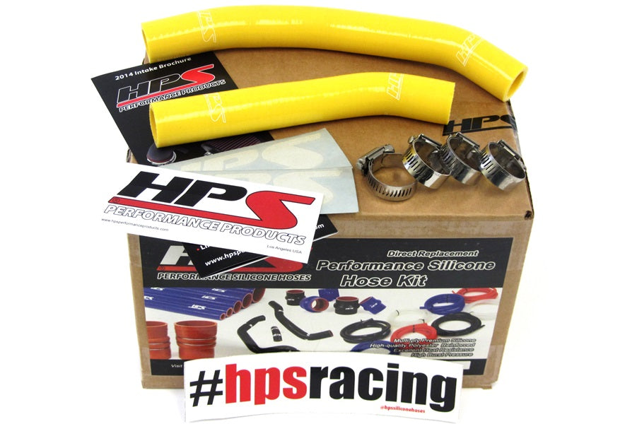 HPS Yellow Reinforced Silicone Radiator Hose Kit Suzuki 06-10 LTR450 57-1361-YLW
