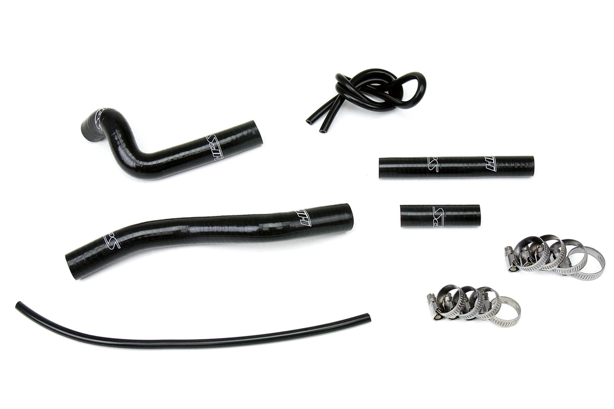 HPS Black Reinforced Silicone Radiator Hose Kit Suzuki 01-08 RM125 2 Stroke 57-1363-BLK