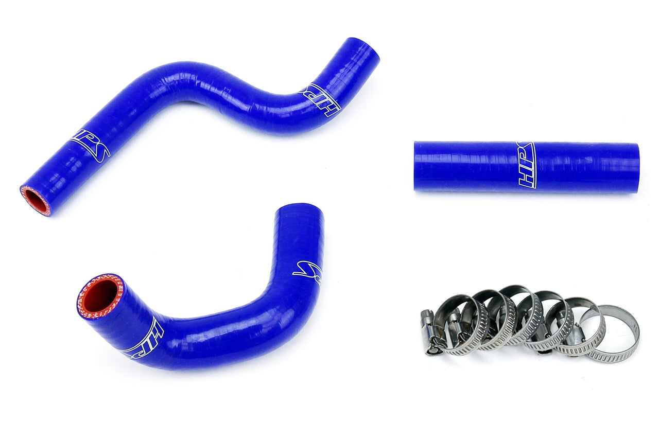 HPS Blue Reinforced Silicone Radiator Hose Kit Kawasaki 98-12 KX80 KX85 KX100 57-1364-BLUE