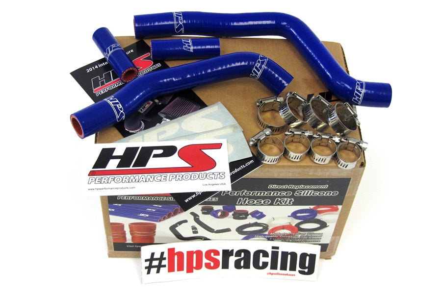 HPS Blue Reinforced Silicone Radiator Hose Kit Kawasaki 03-08 KX125 2 Stroke 57-1365-BLUE