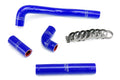 HPS Blue Reinforced Silicone Radiator Hose Kit Kawasaki 88-04 KX500 57-1367-BLUE