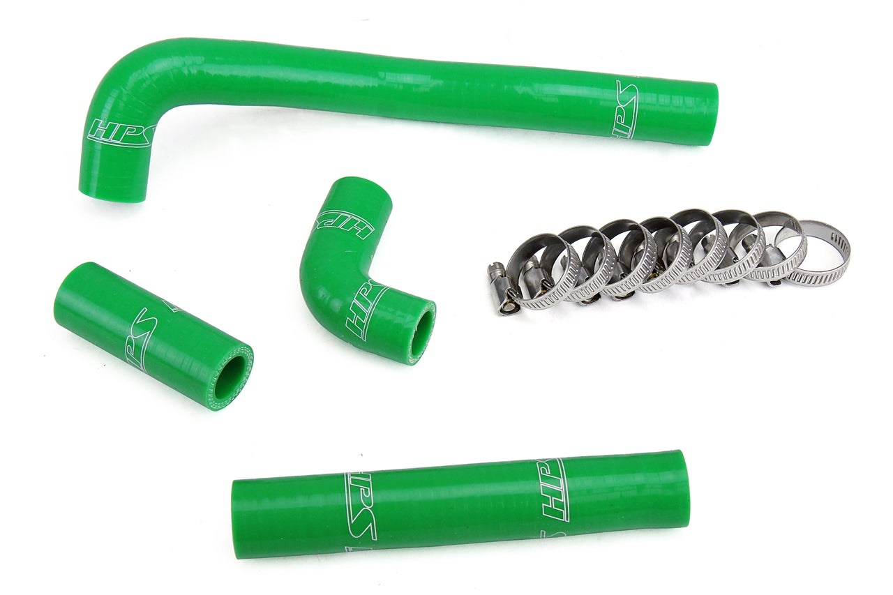 HPS Green Silicone Radiator Hose Kit 1988-2004 Kawasaki KX500 57-1367-GRN
