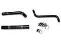 HPS Black Reinforced Silicone Radiator Hose Kit Honda 04-09 TRX450R 57-1376-BLK