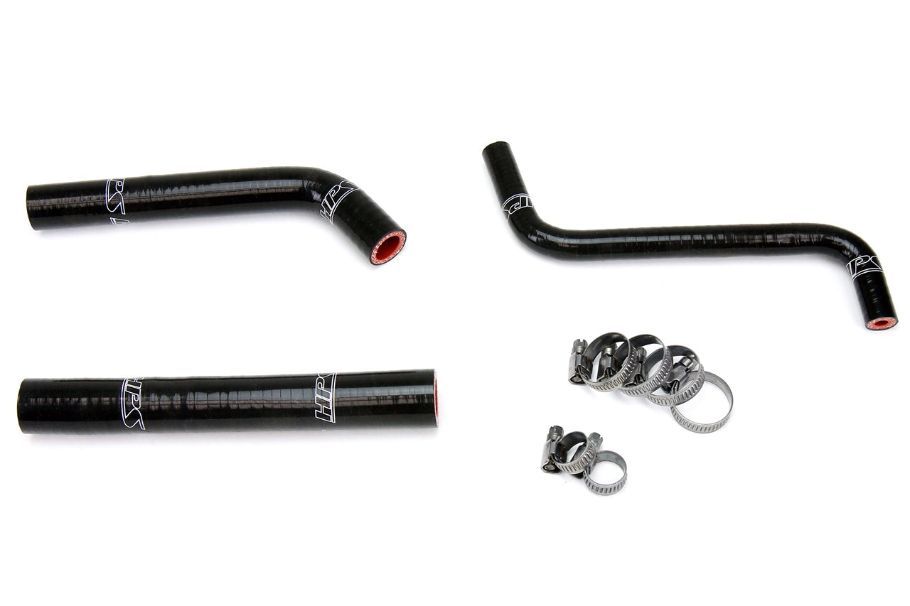 HPS Black Reinforced Silicone Radiator Hose Kit Honda 04-09 TRX450R 57-1376-BLK