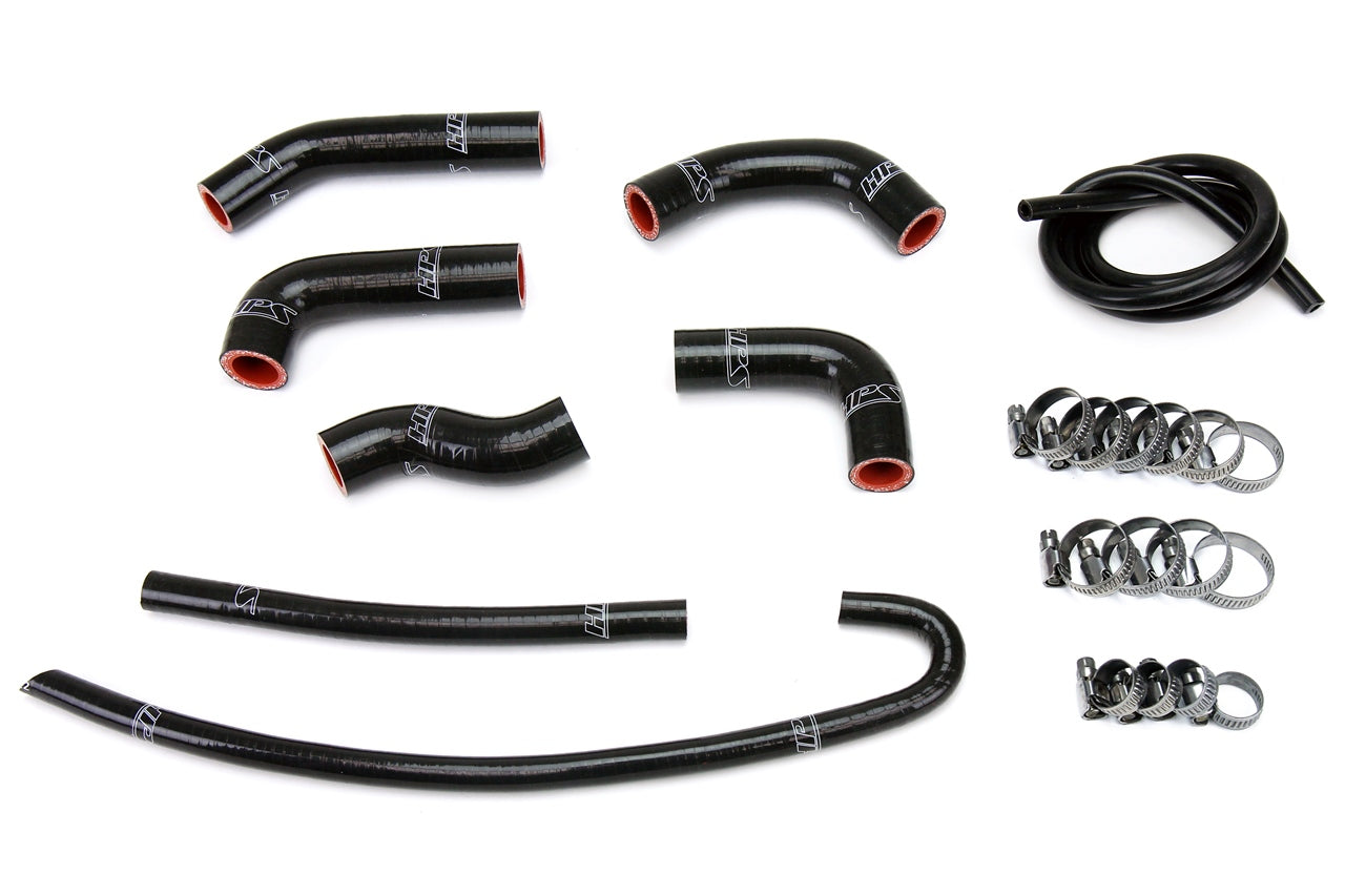 HPS Black Silicone Radiator Hose Kit 2000-2010 Honda XR650R 57-1377-BLK