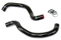 HPS Black Reinforced Silicone Radiator Hose Kit Coolant Acura 04-08 TSX 2.4L 57-1384-BLK