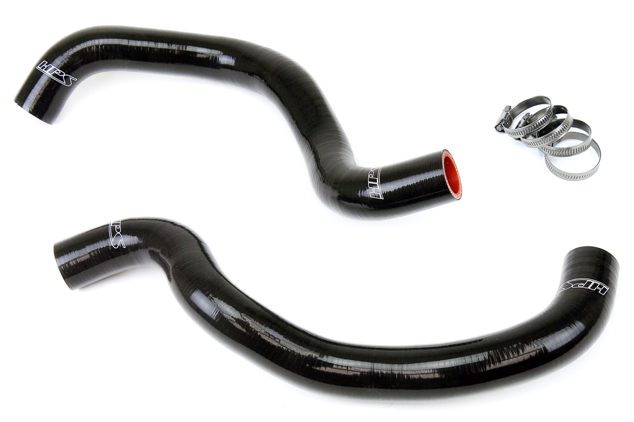 HPS Black Reinforced Silicone Radiator Hose Kit Coolant Acura 04-08 TSX 2.4L 57-1384-BLK