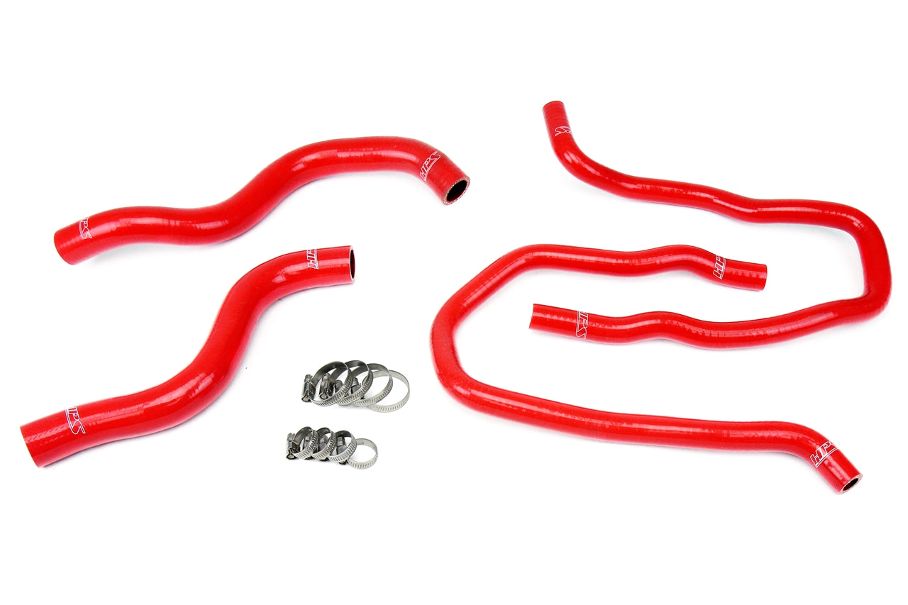 HPS Red Reinforced Silicone Radiator + Heater Hose Kit Honda 13-17 Accord 2.4L LHD 57-1387-RED