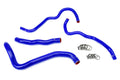HPS Blue Reinforced Silicone Radiator + Heater Hose Kit Honda 13-17 Accord 3.5L V6 LHD 57-1388-BLUE