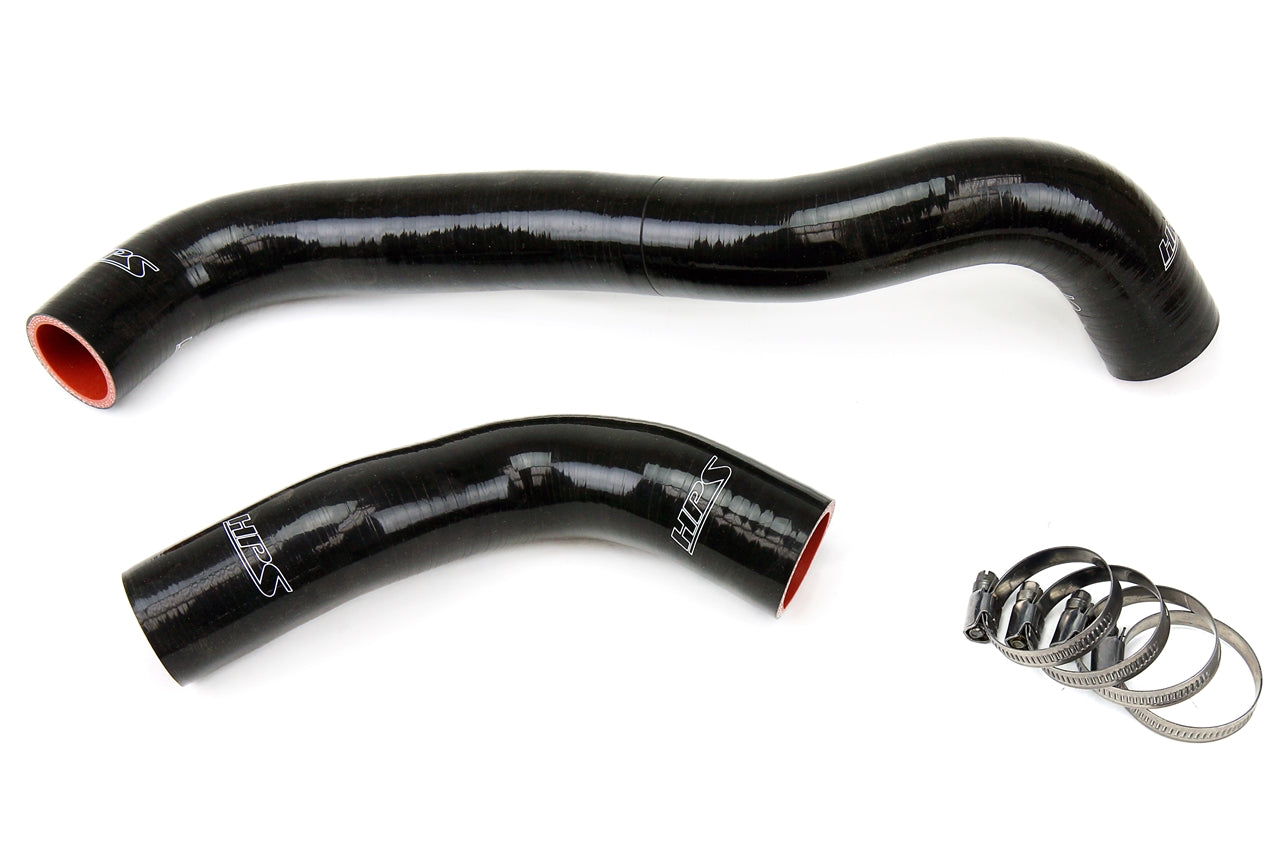 HPS Black Silicone Radiator Hose Kit 1989-1992 Mazda RX7 FC3S FC 1.3L NA Turbo 57-1395-BLK