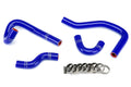 HPS Blue Reinforced Silicone Heater Hose Kit Mazda 93-95 RX7 FD3S 57-1396-BLUE