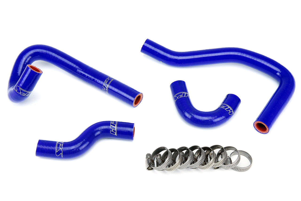 HPS Blue Reinforced Silicone Heater Hose Kit Mazda 93-95 RX7 FD3S 57-1396-BLUE