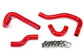 HPS Red Reinforced Silicone Heater Hose Kit Mazda 93-95 RX7 FD3S 57-1396-RED