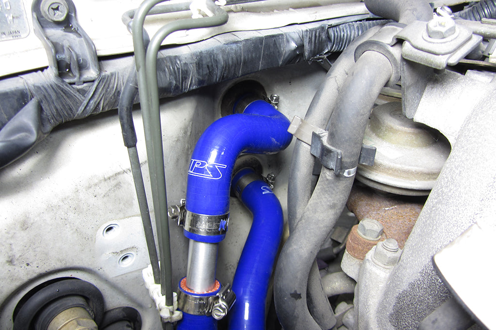 HPS Blue Silicone Heater Hose Kit Nissan 95-98 240SX S14 KA24DE
