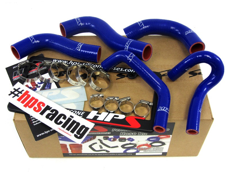 HPS Reinforced Blue Silicone Radiator + Heater Hose Kit Coolant Mazda 94-97 Miata 1.8L 57-1412-BLUE