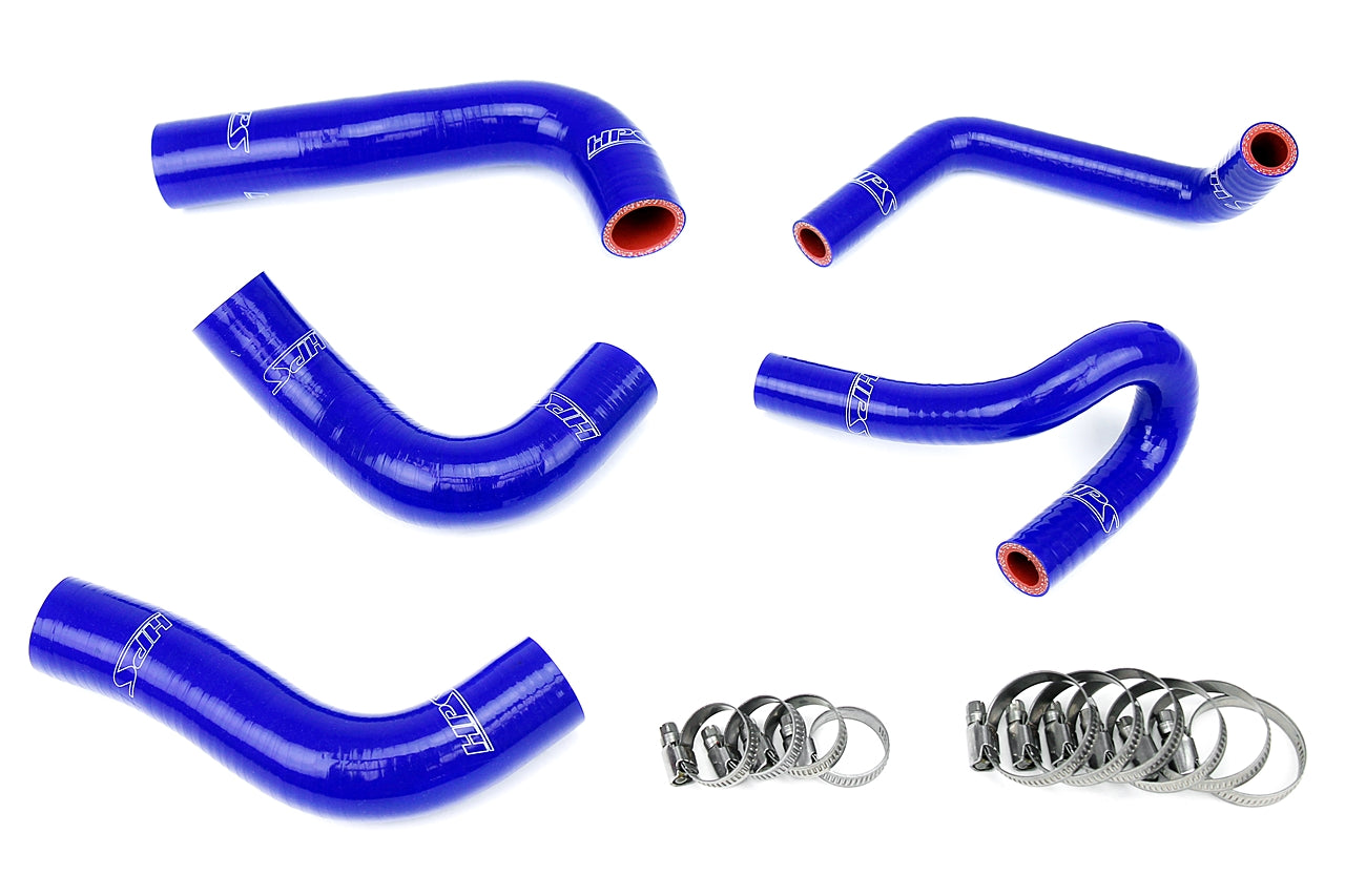 HPS Blue Silicone Radiator + Heater Hose Kit 1994-1997 Mazda Miata MX5 1.8L 57-1412-BLUE
