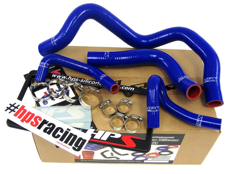 HPS Reinforced Blue Silicone Radiator + Heater Hose Kit Coolant Mazda 99-05 Miata 1.8L 57-1413-BLUE